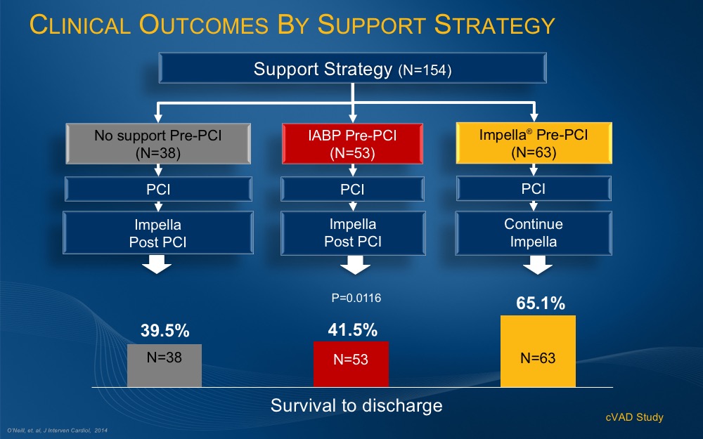 Clinical outcomes by support strategy